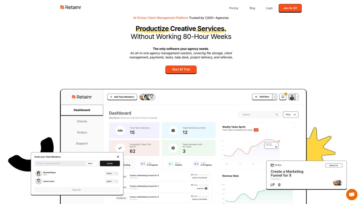 Retainr.io screenshot 1