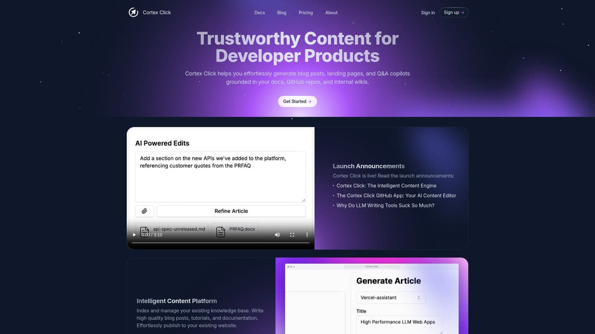 Cortex Click screenshot 1