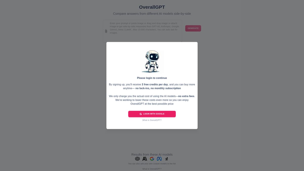 OverallGPT screenshot 1
