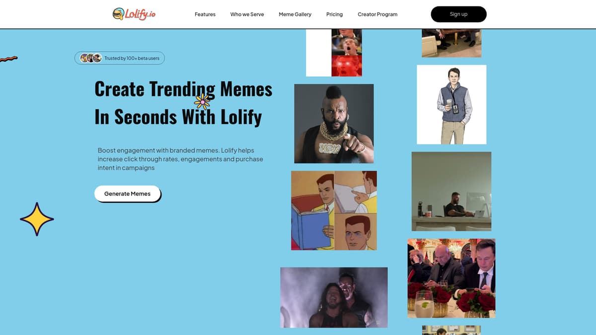 Lolify.io screenshot 1
