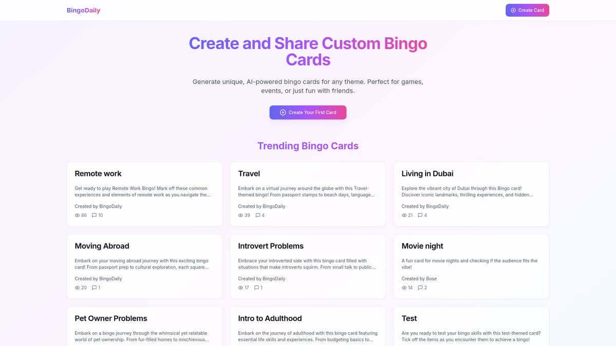 BingoDaily screenshot 1