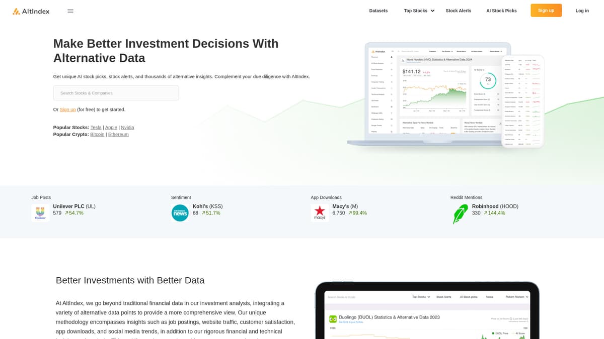AltIndex screenshot 1