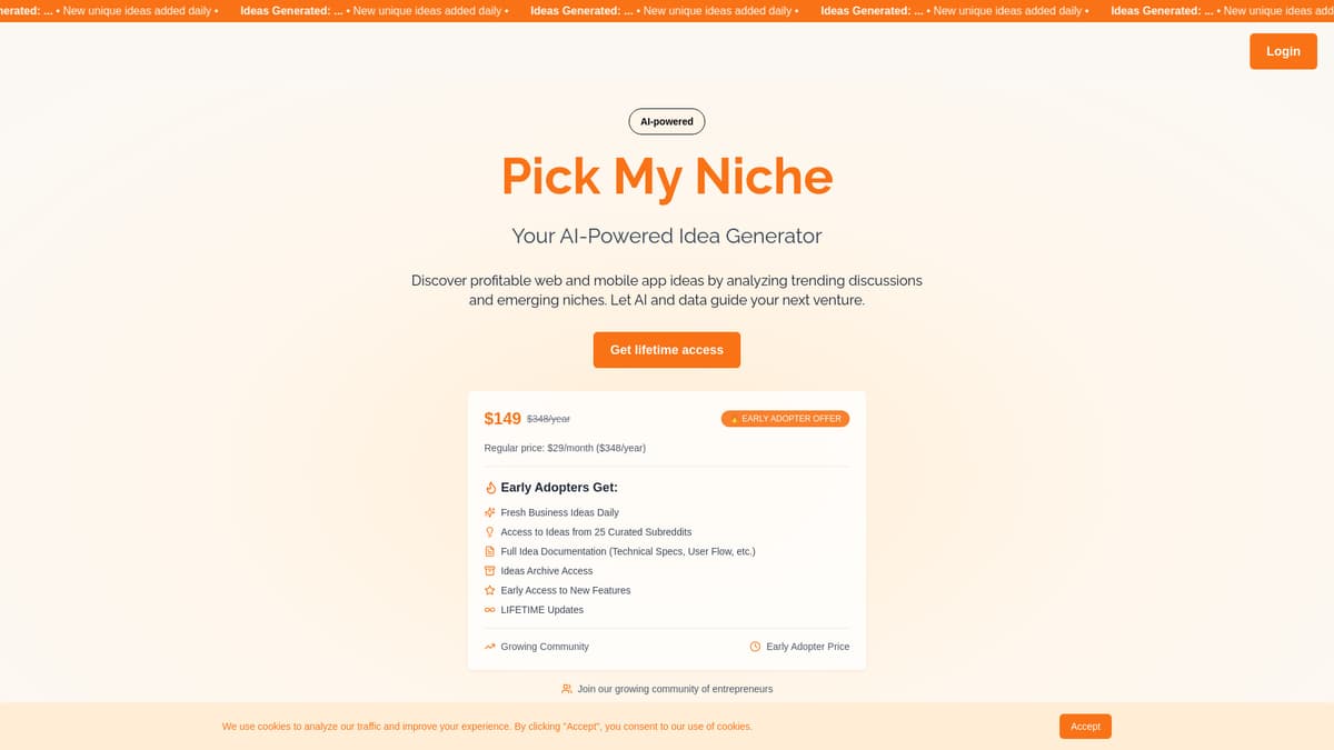 Pick My Niche screenshot 1