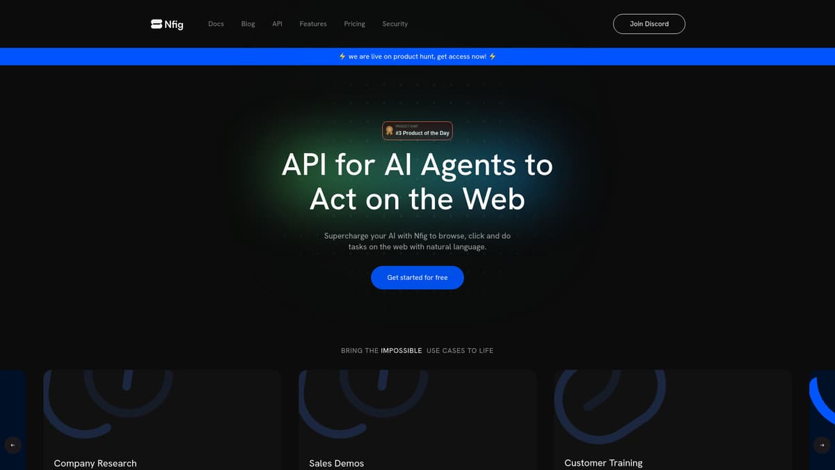 Nfig screenshot 1