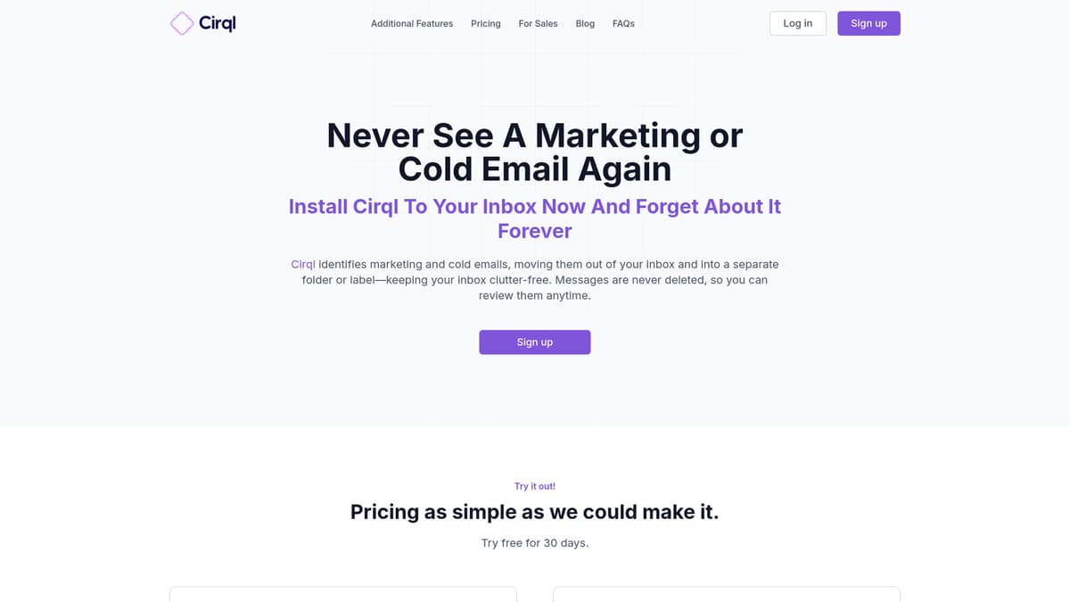 Cirql screenshot 1