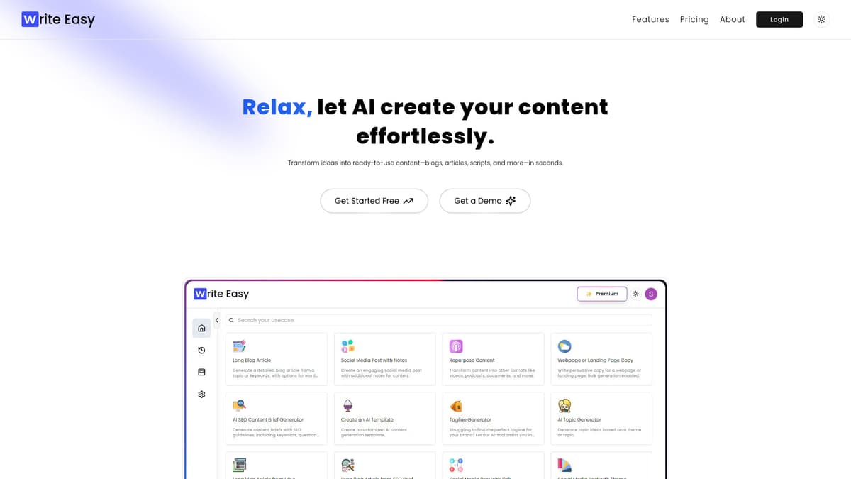 WriteEasy screenshot 1