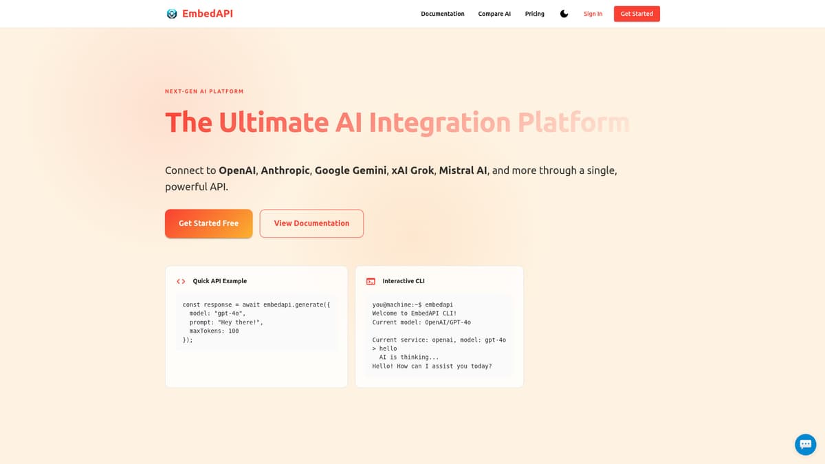 EmbedAPI screenshot 1