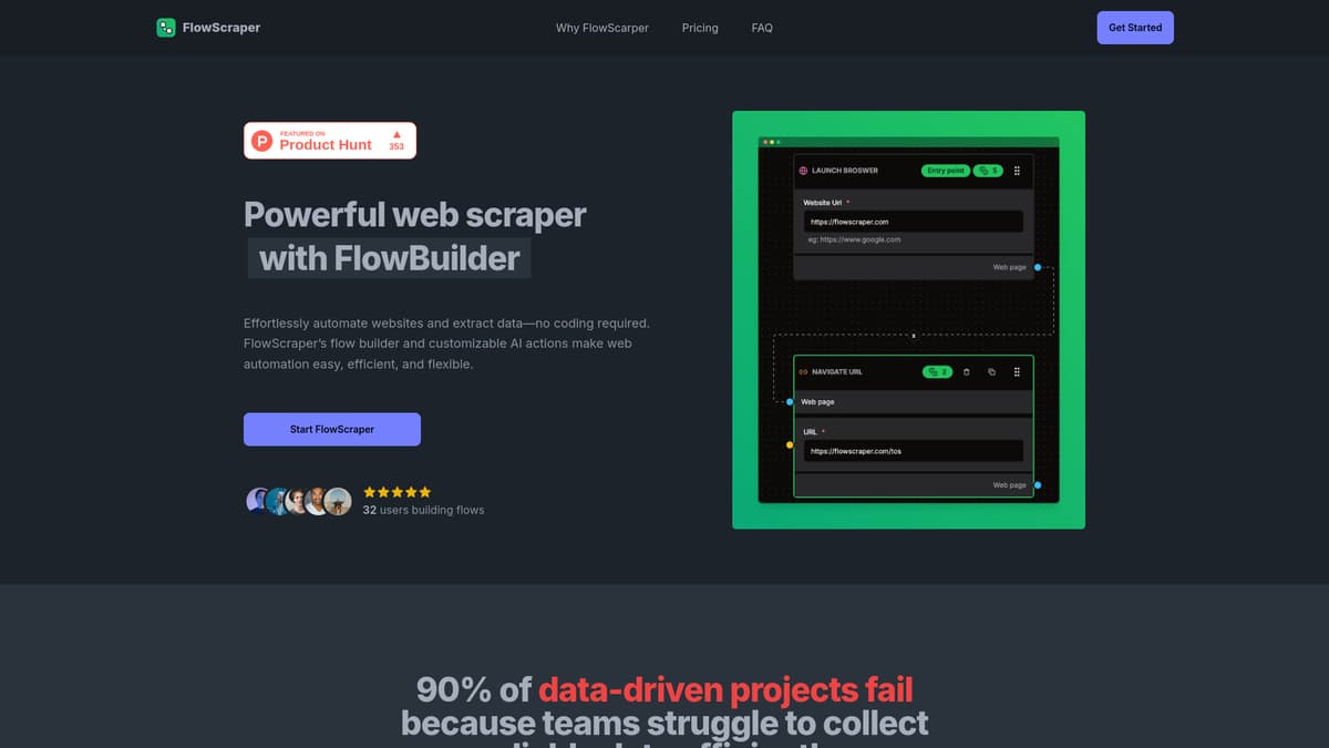 FlowScraper screenshot 1
