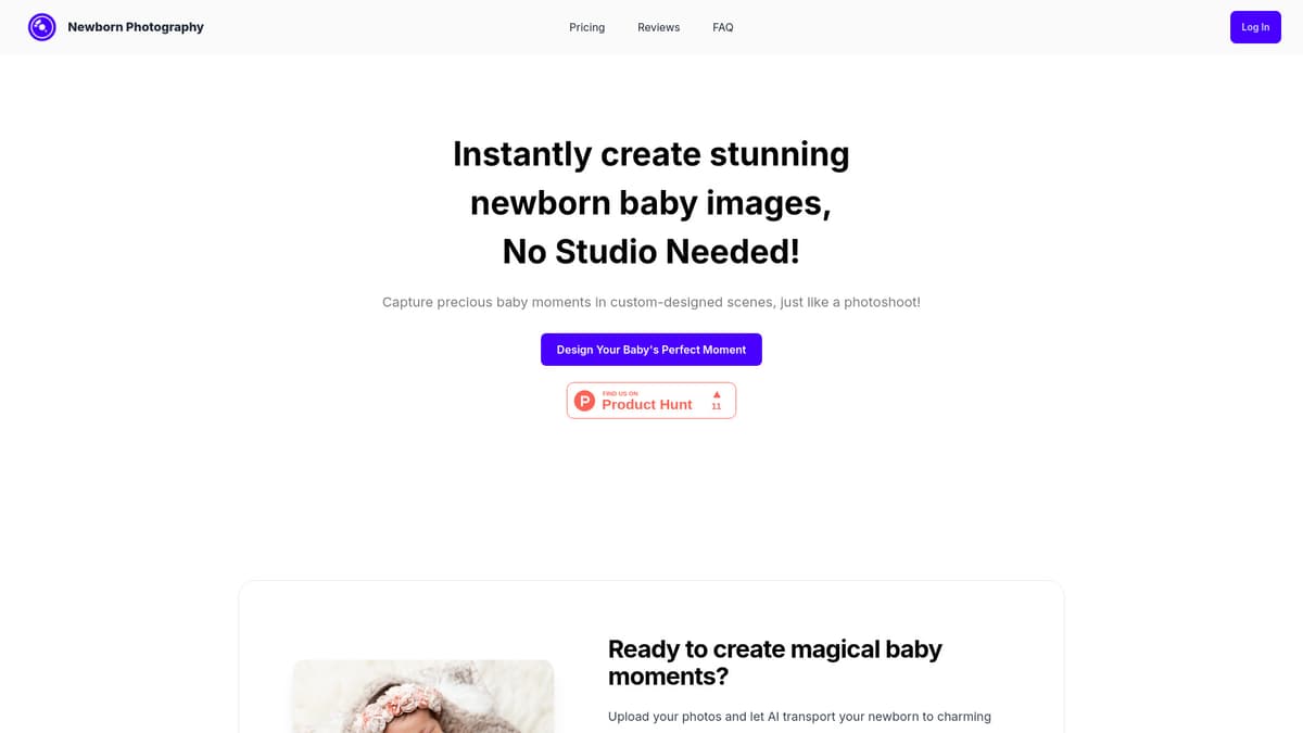 Newborn Photography screenshot 1