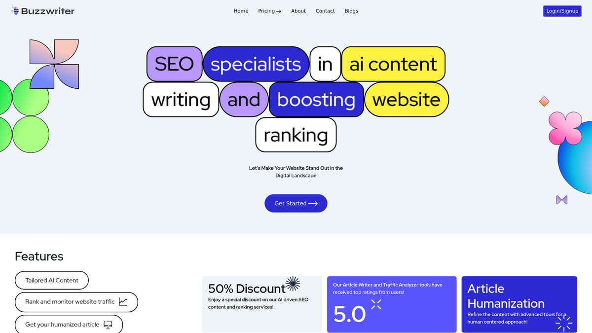 Buzzwriter AI screenshot 1