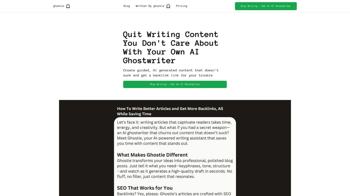 Ghostie screenshot 1