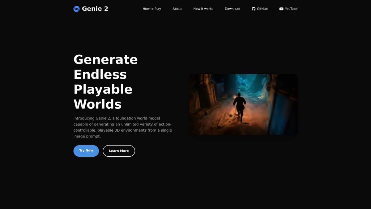 Genie 2 screenshot 1