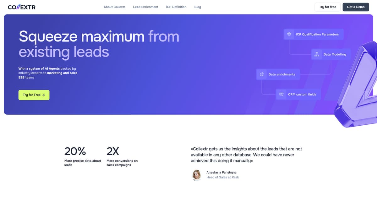 Collextr screenshot 1