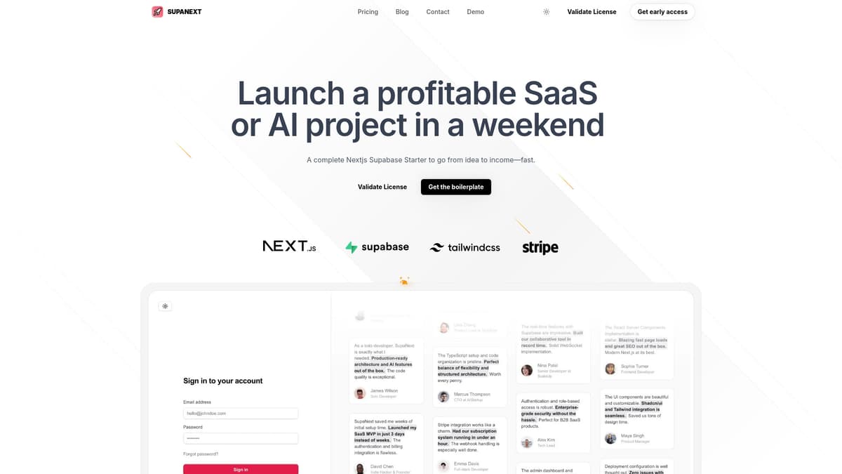 Supanext screenshot 1