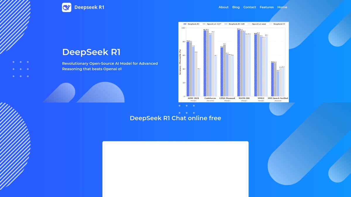 DeepSeek R1 Online screenshot 1