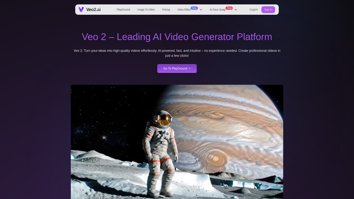 Veo2.ai screenshot 1