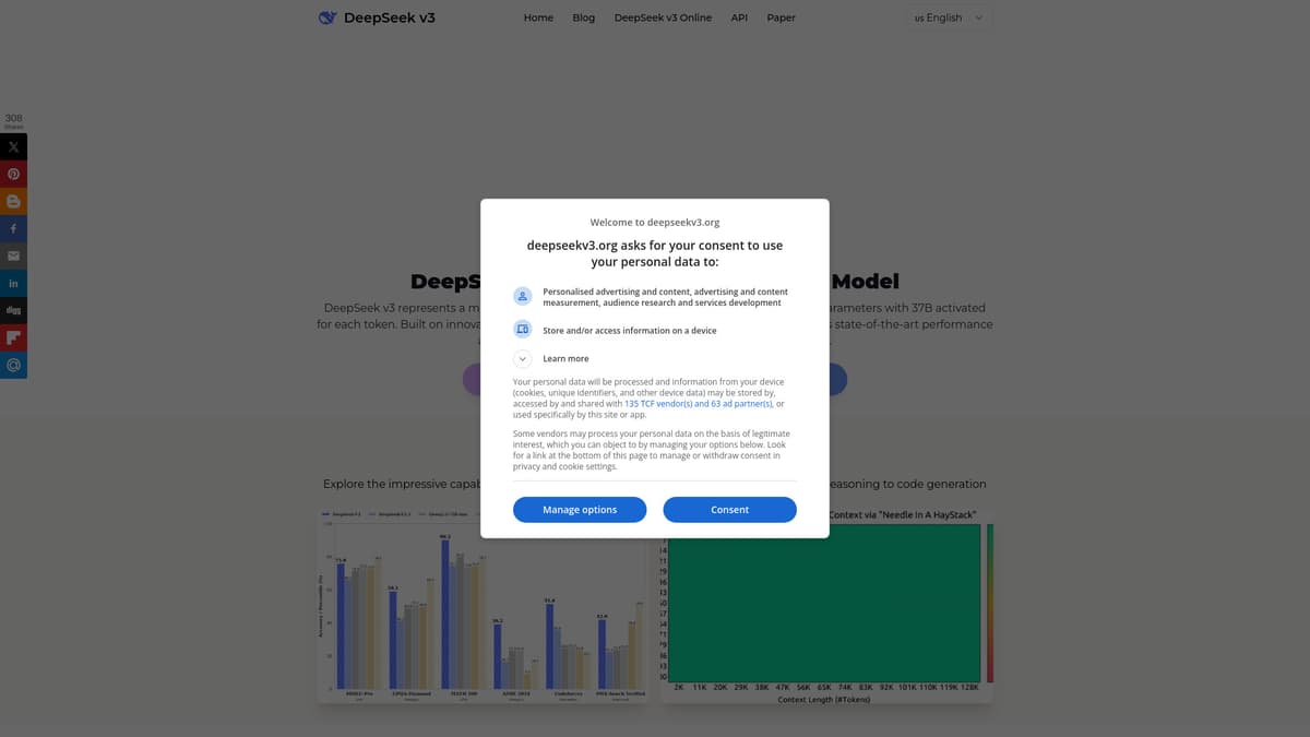DeepSeek v3 screenshot 1