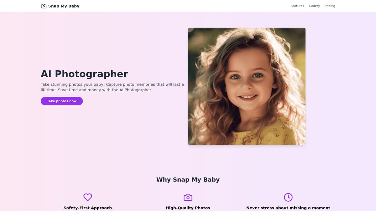 SnapMyBaby screenshot 1