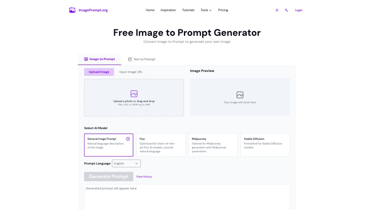 ImagePrompt.org screenshot 1