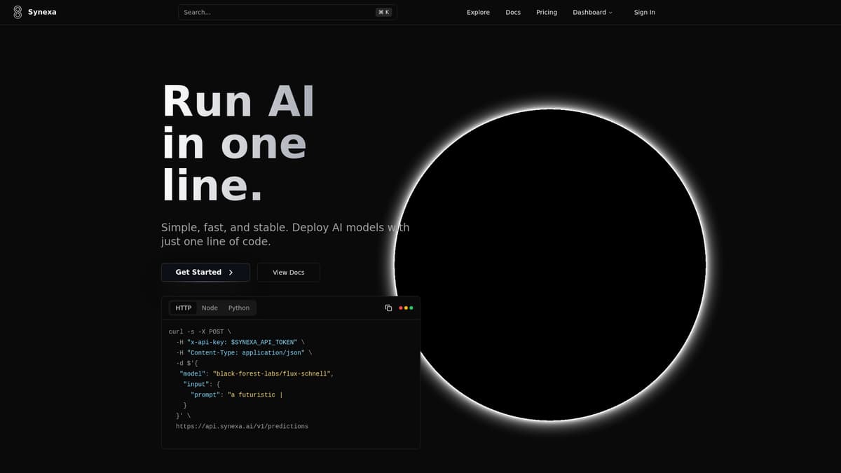 Synexa AI screenshot 1