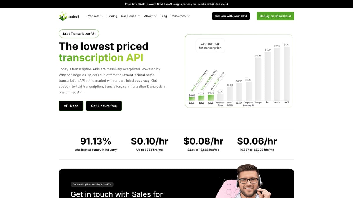 SaladCloud screenshot 1