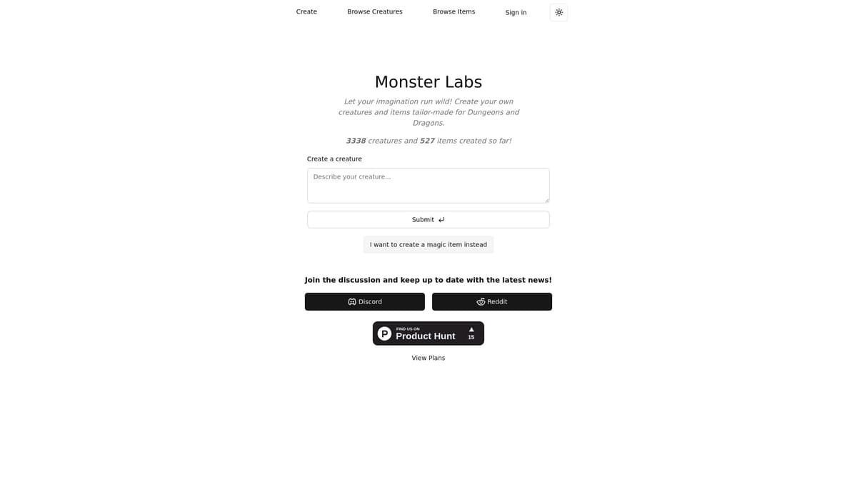 Monster Labs screenshot 1