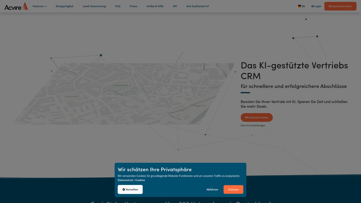 Acvire screenshot 1