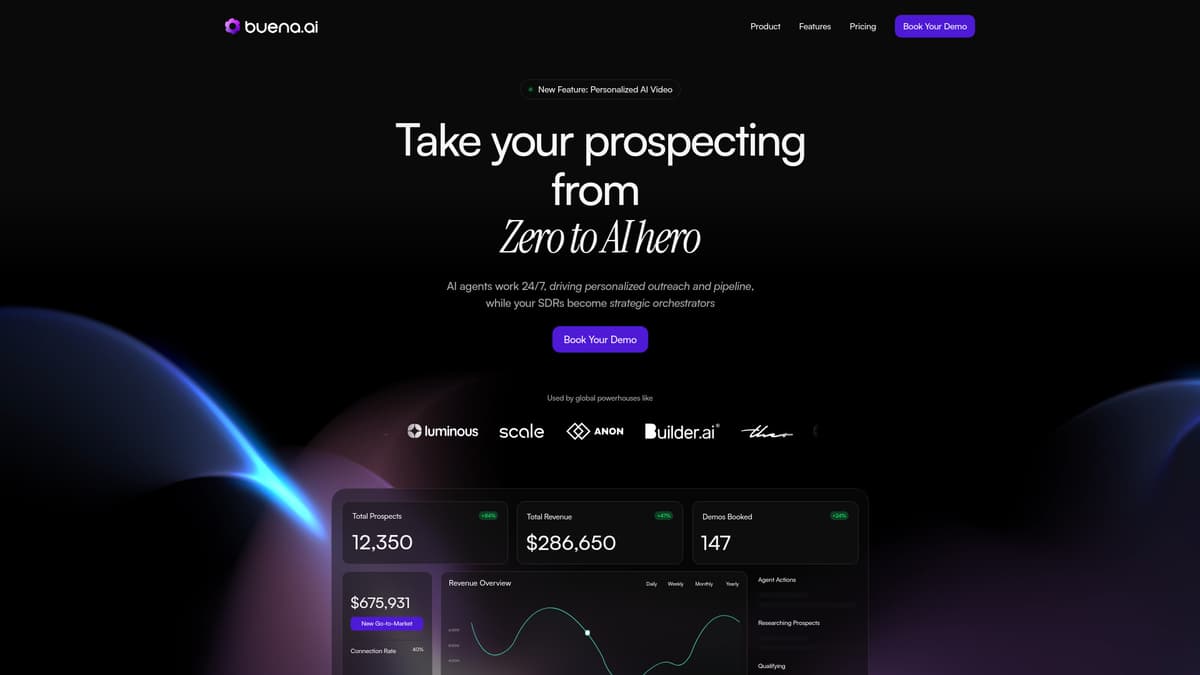 Buena.ai screenshot 1
