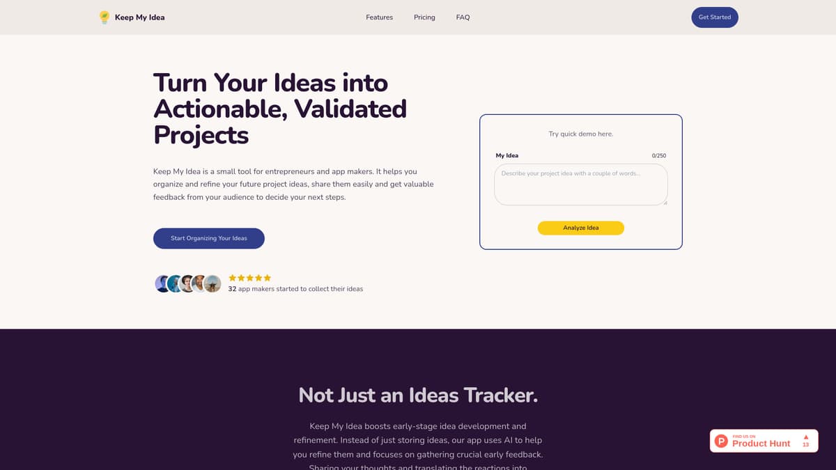 Keep My Idea screenshot 1