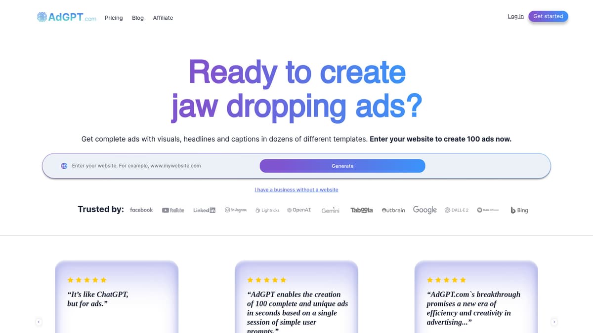 AdGPT.com screenshot 1