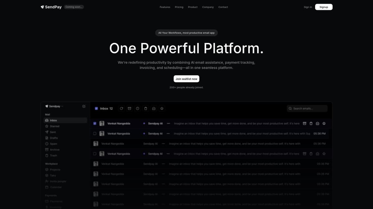SendPay screenshot 1