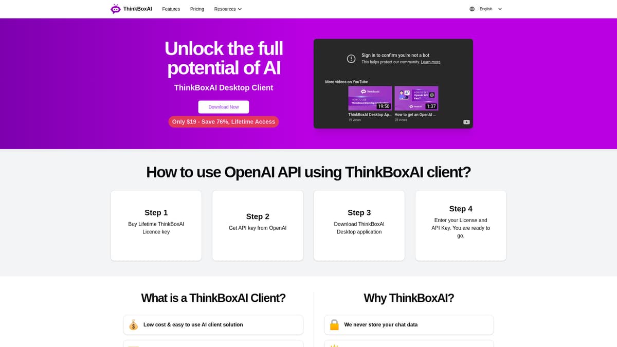 ThinkBoxAI screenshot 1