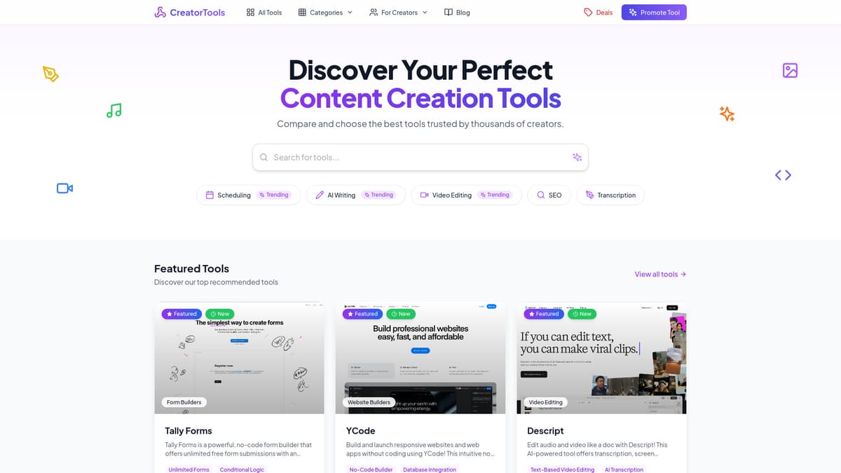 CreatorTools screenshot 1