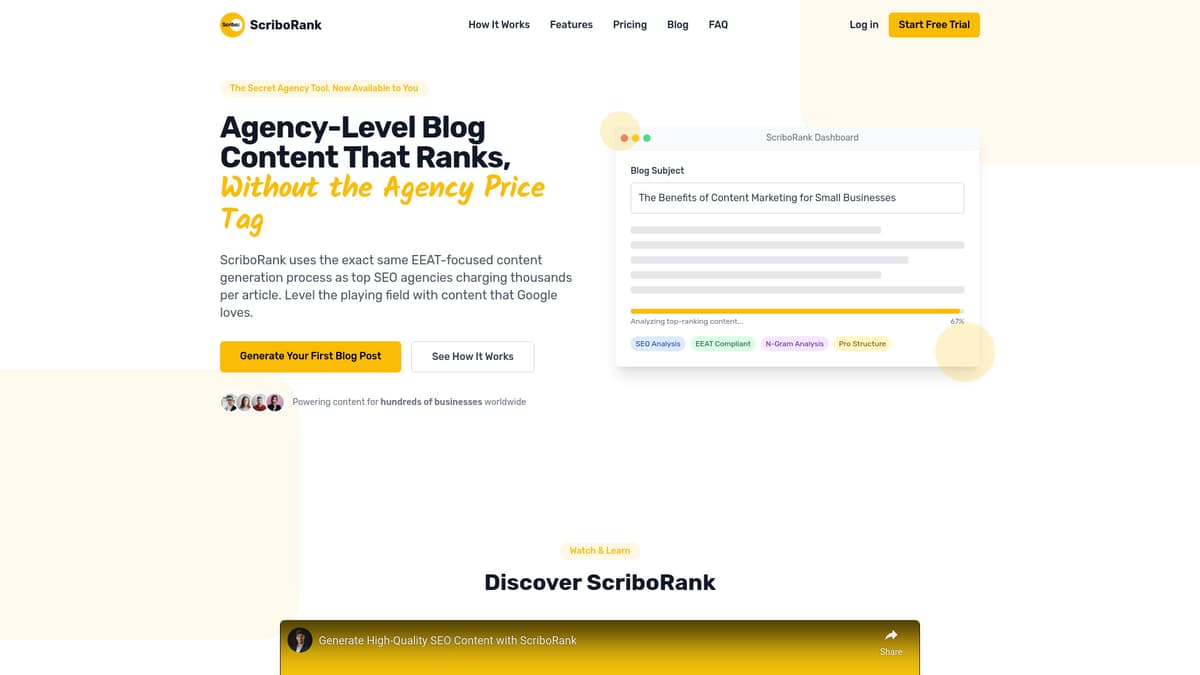 ScriboRank screenshot 1