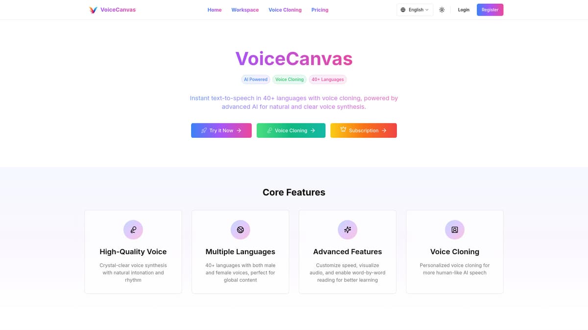 VoiceCanvas screenshot 1