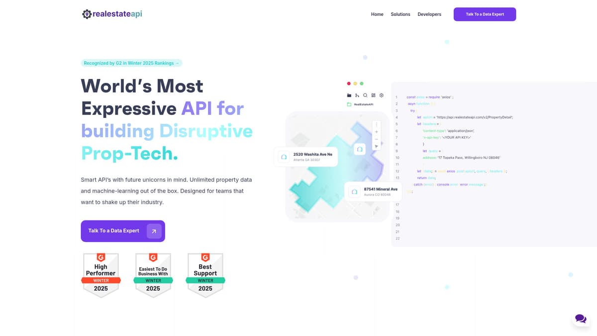 RealEstateAPI screenshot 1