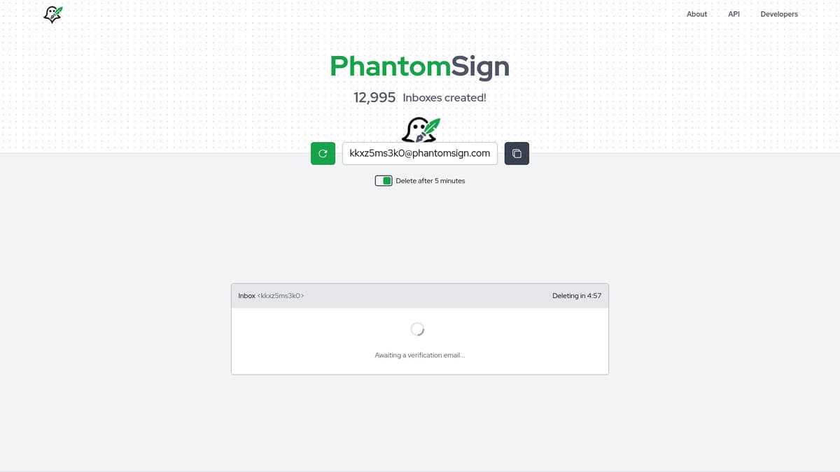 PhantomSign screenshot 1