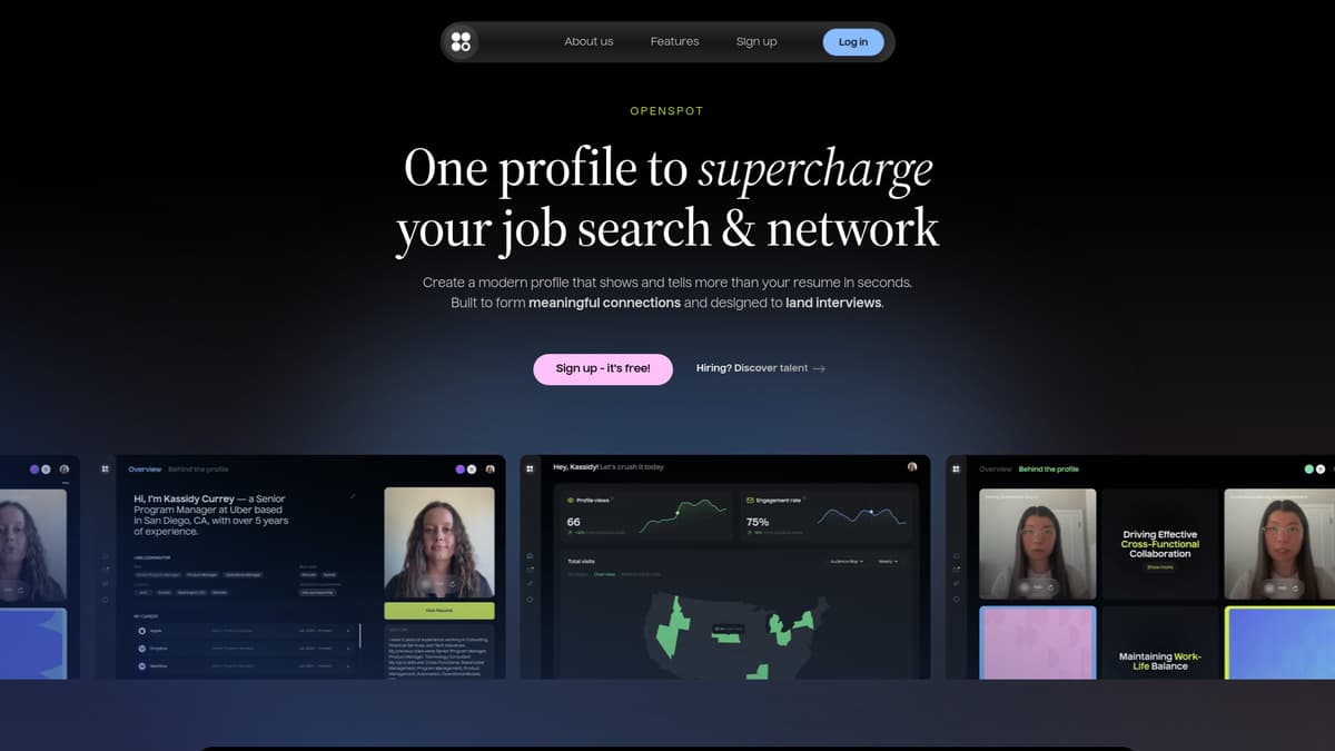 Openspot screenshot 1