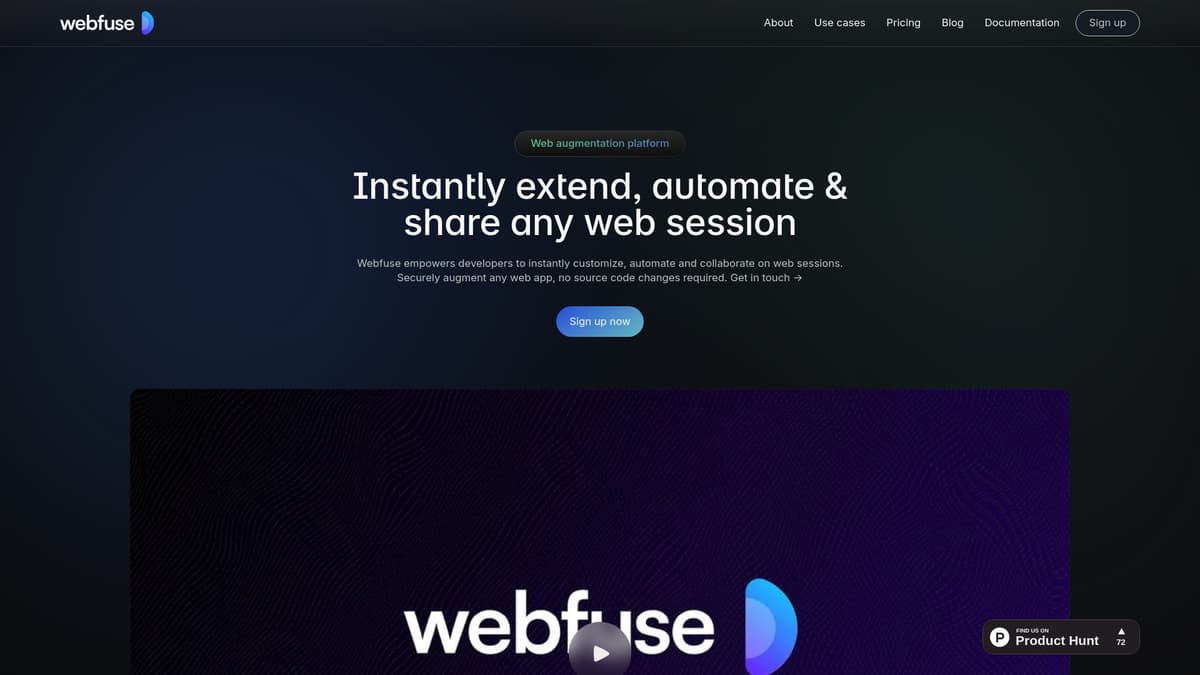 Webfuse screenshot 1