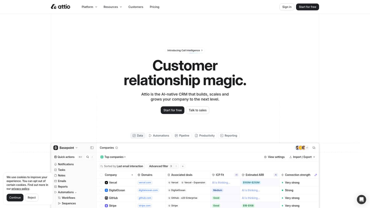 Attio screenshot 1