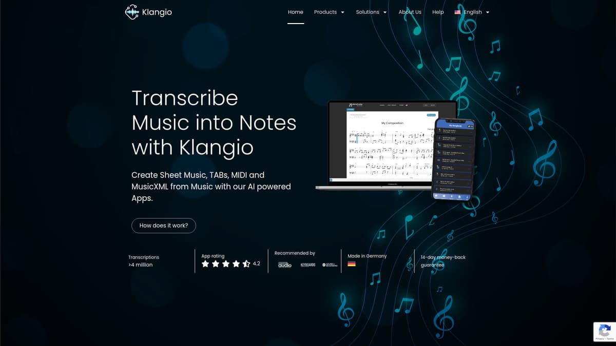 Klangio screenshot 1