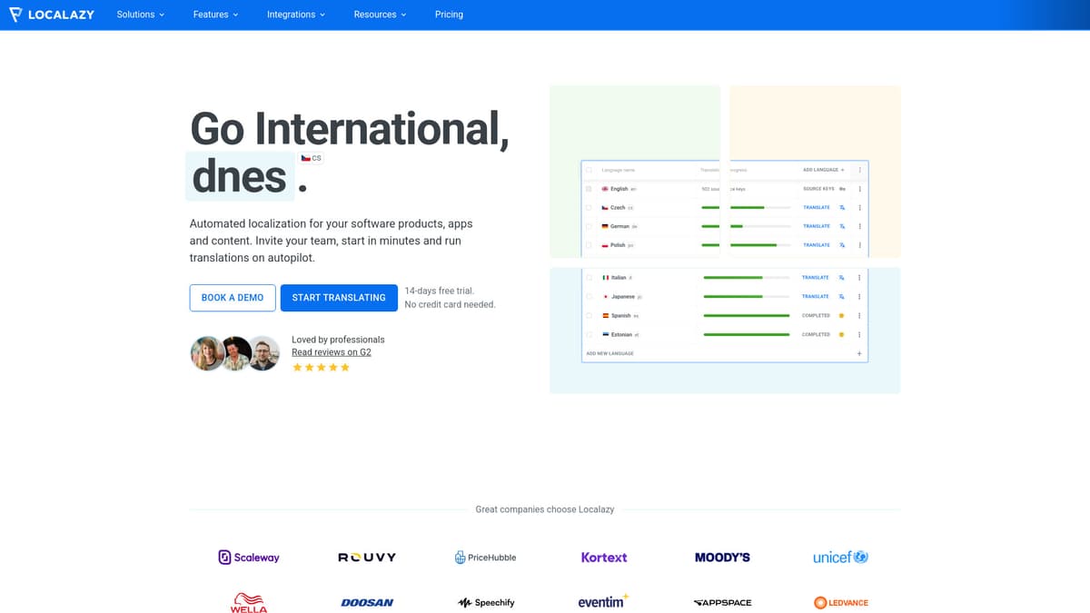 Localazy screenshot 1