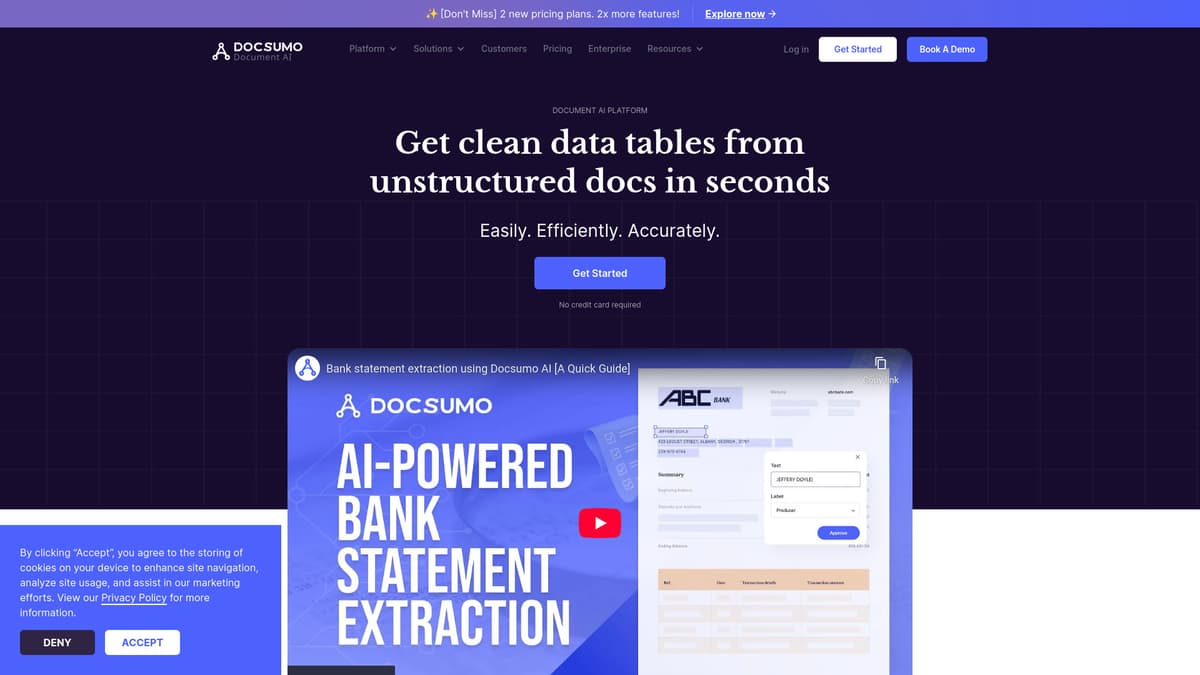 Docsumo screenshot 1