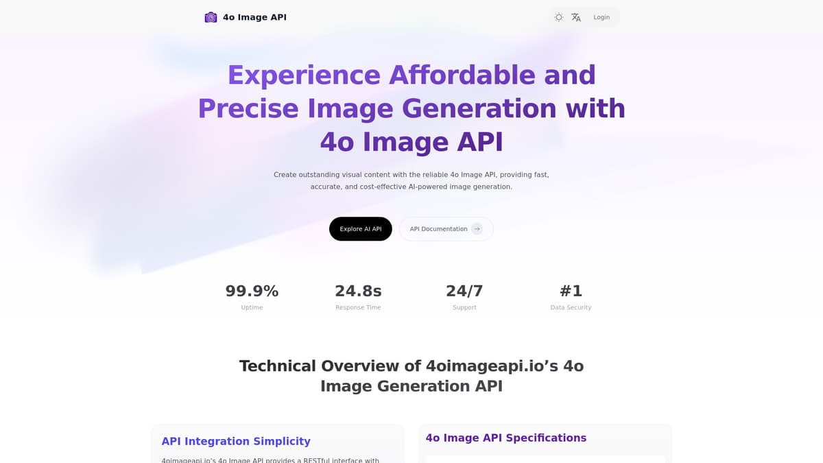 4oimageapi.io screenshot 1