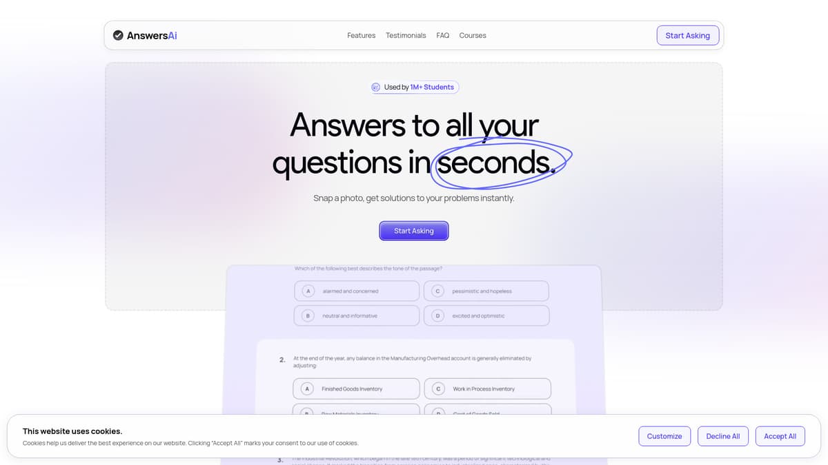 AnswersAi screenshot 1