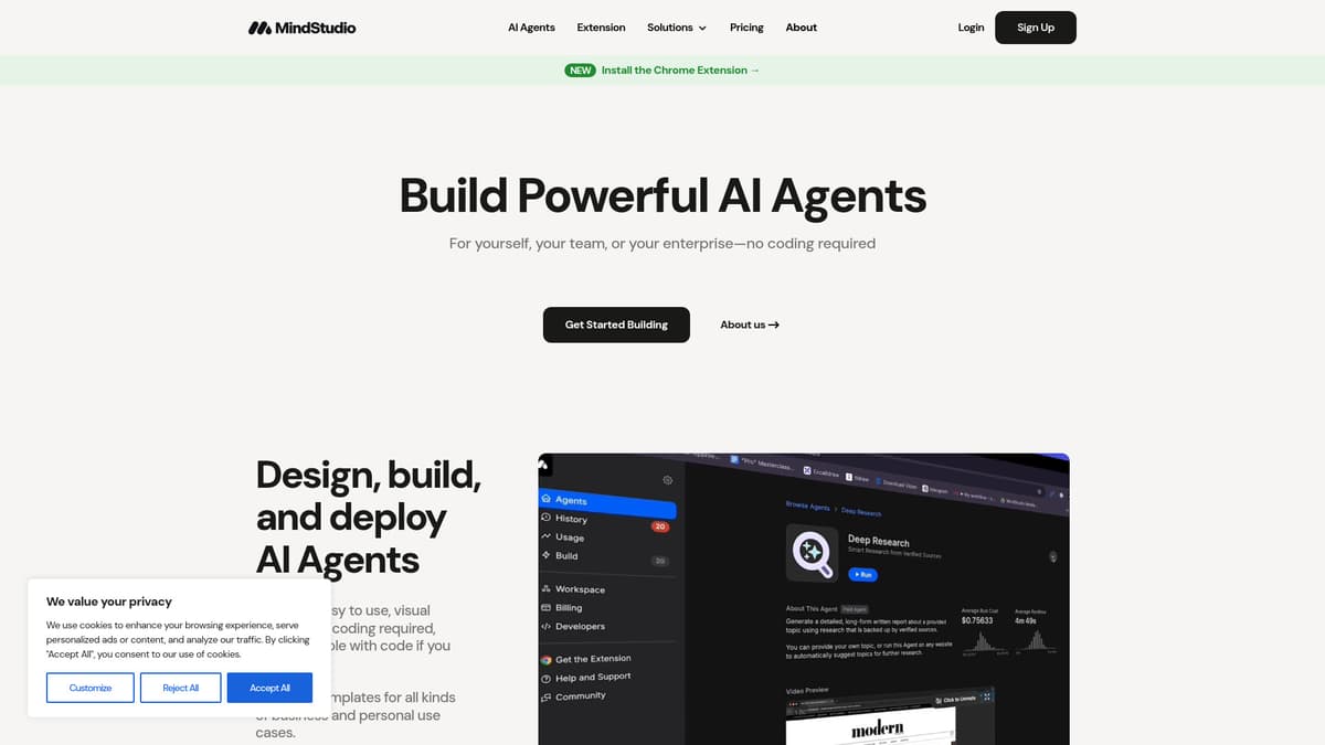 MindStudio screenshot 1