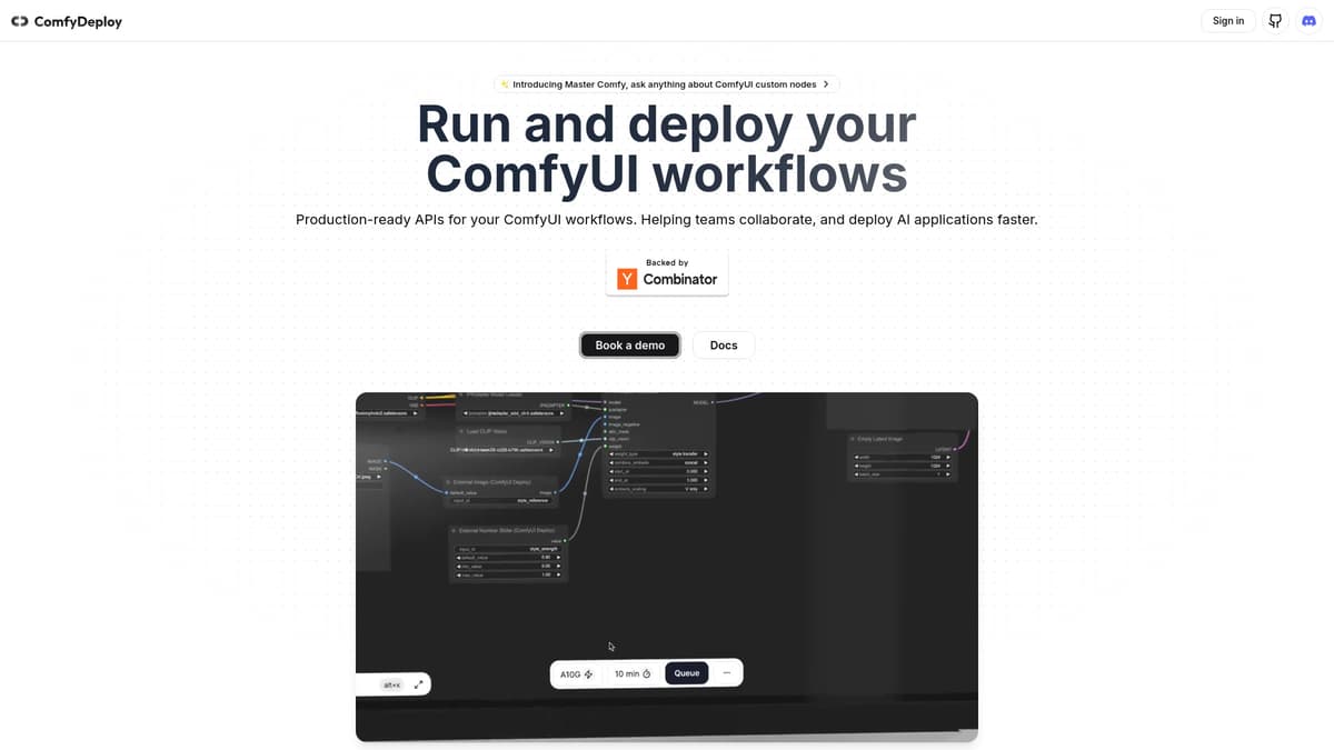 Comfy Deploy screenshot 1