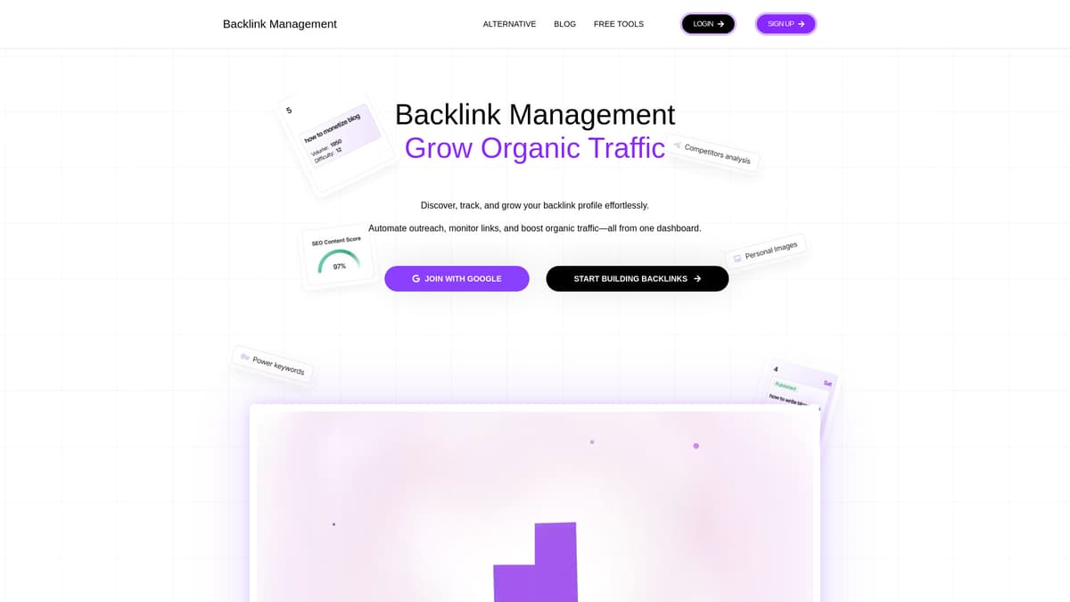 Backlink Management screenshot 1