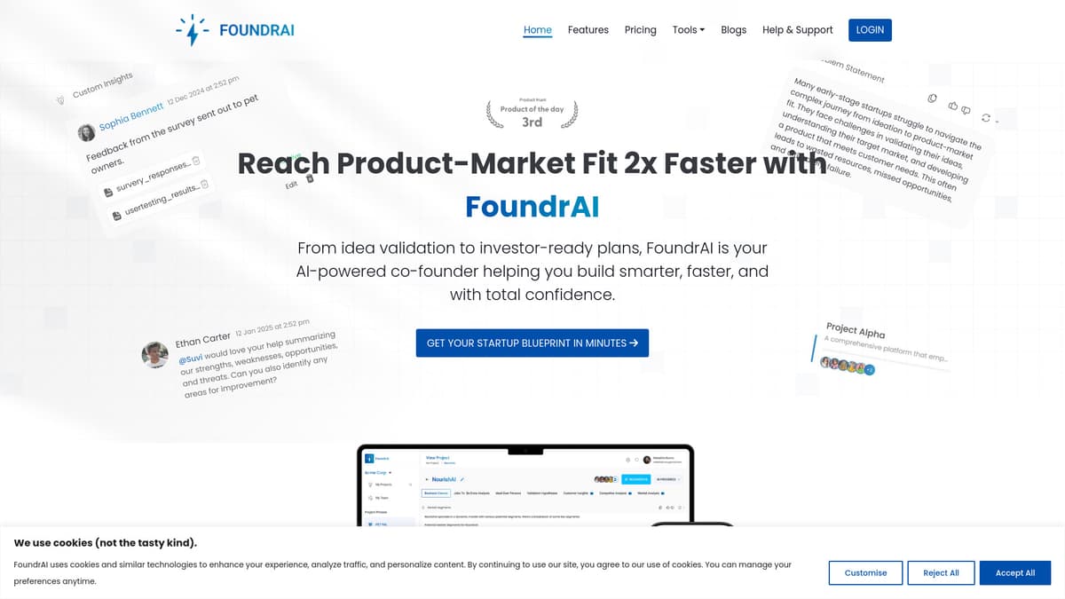 FoundrAI screenshot 1