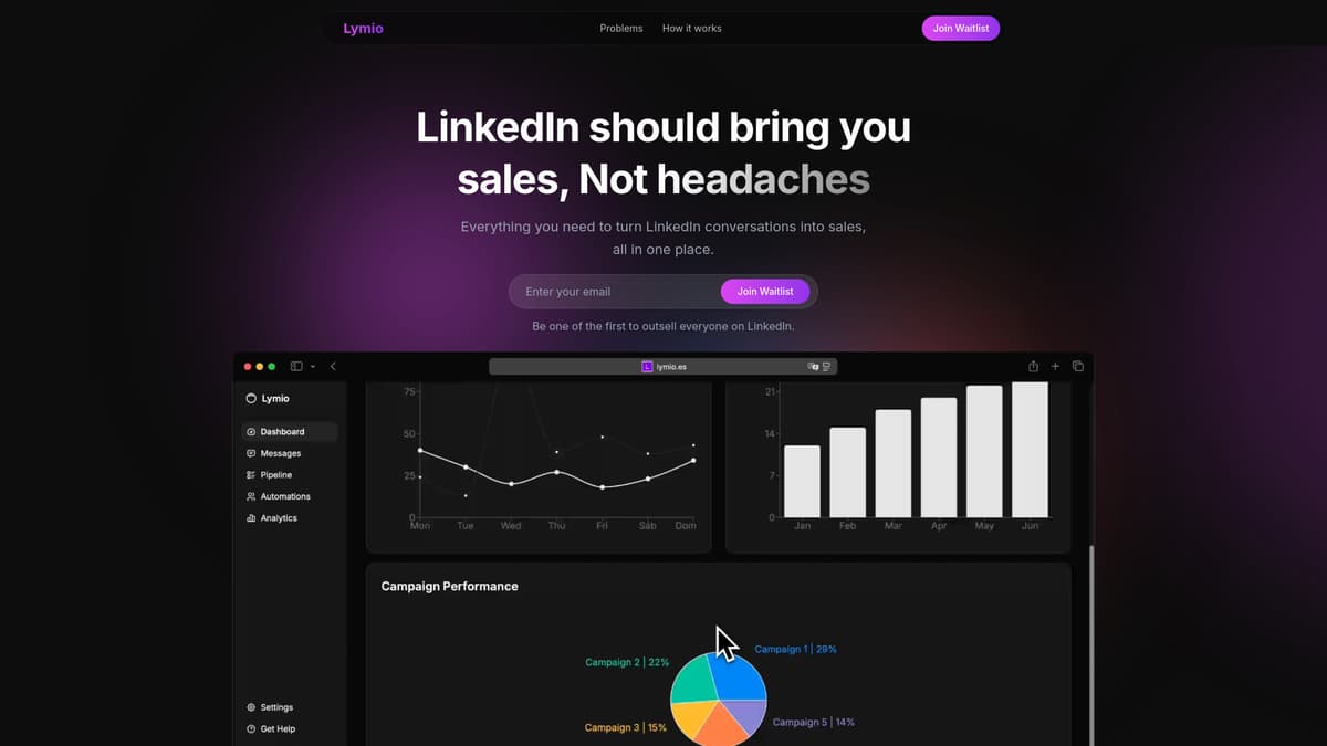 Lymio screenshot 1